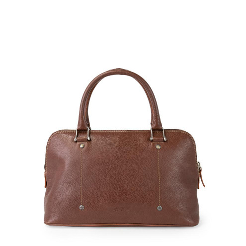 Mini Top Handle Boston Bag Dark brown