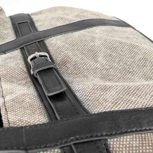Borsa Shopper in tessuto Nero