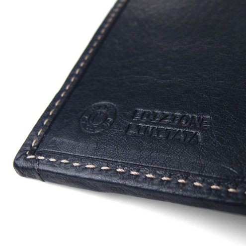 Vertical Wallet Black