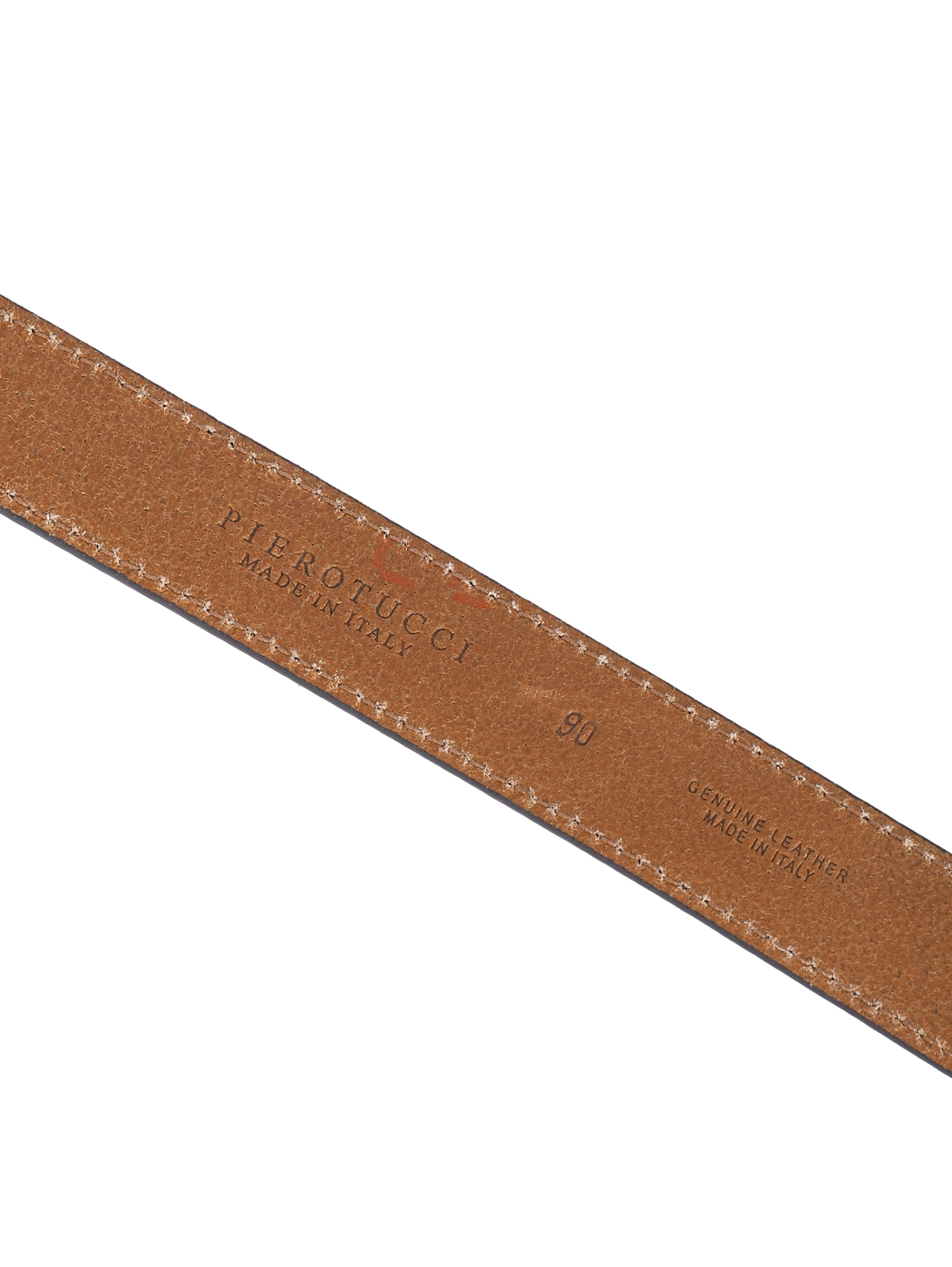 Narrow Smooth Leather Belt 30mm Cognac size 90