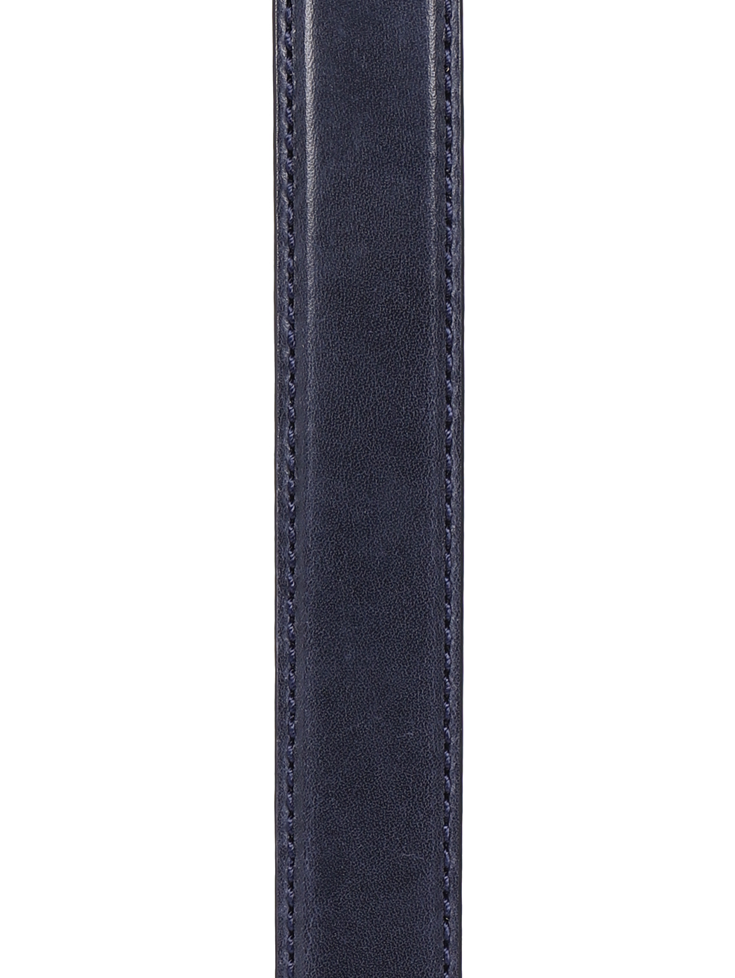 Cintura stretta in pelle liscia 30mm blu navy Tg 90