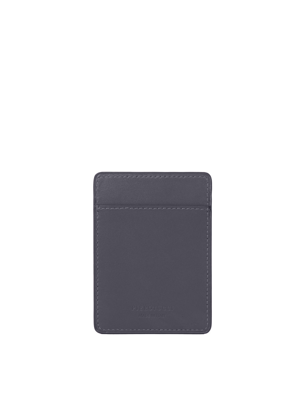 Slim Metro Card Holder Baranil Leather Blue