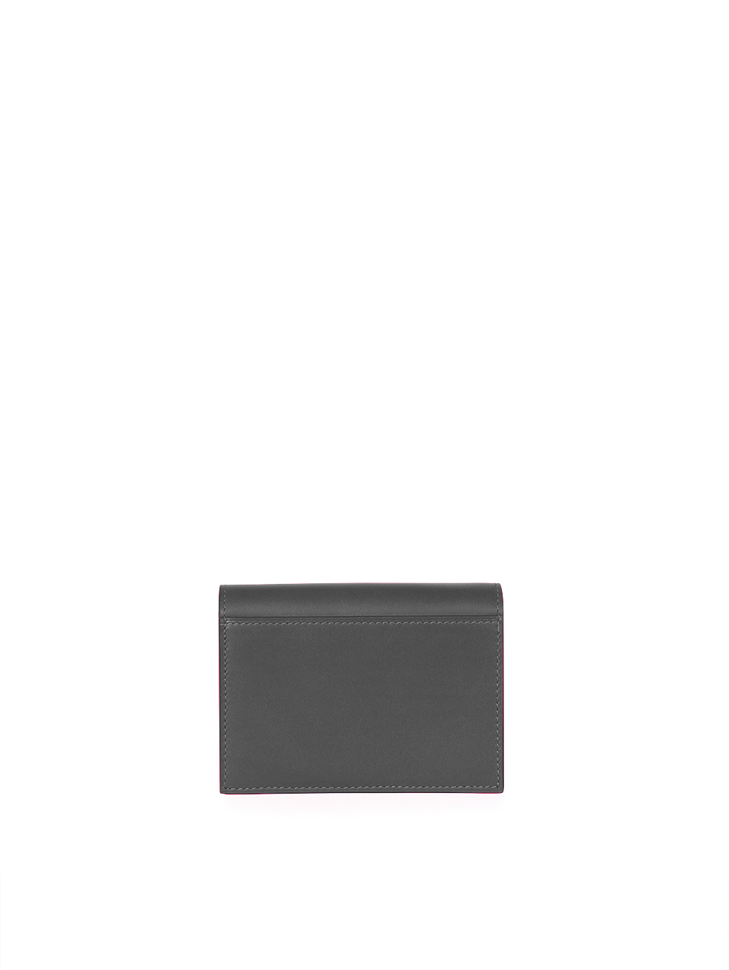 Bifold Card Case Baranil Italian Leather Black