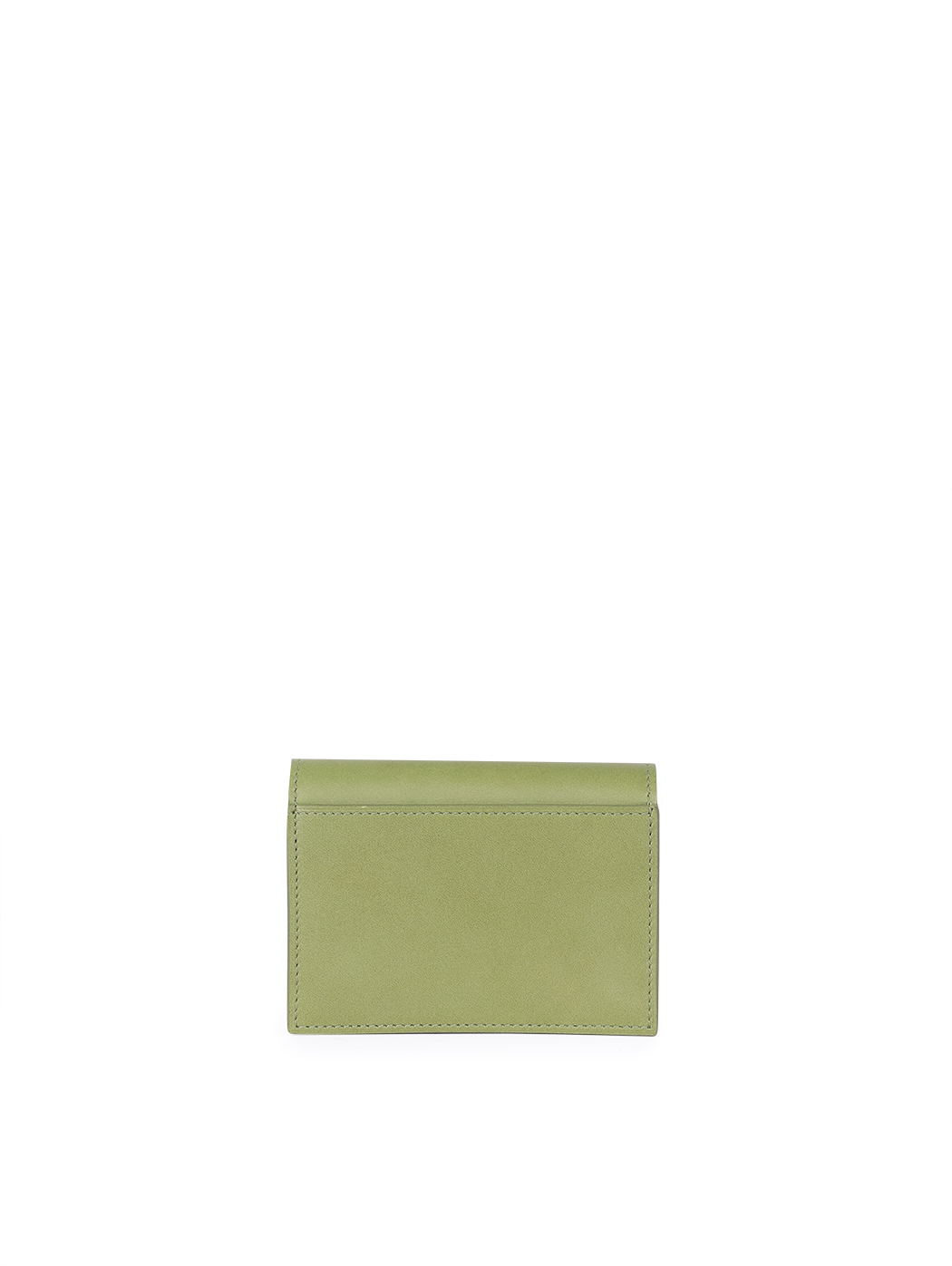 Bifold Card Coin Case Baranil Italian Leather Pistachio