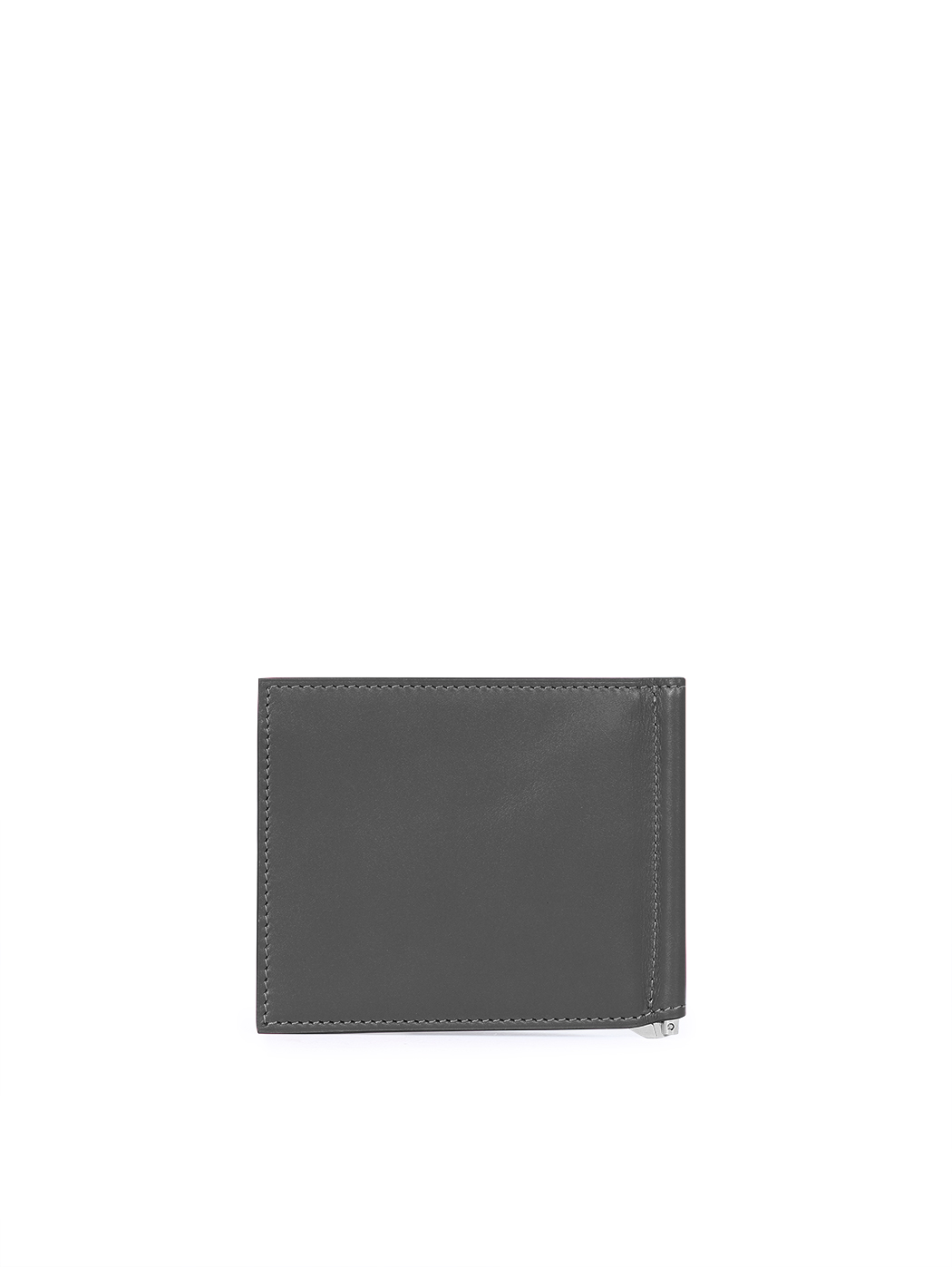 Slim Money Clip Wallet Baranil Leather Black