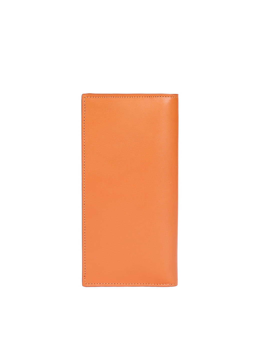 Long Bifold Baranil Leather Wallet Orange