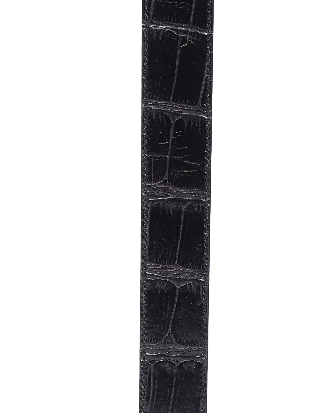Reversible Leather Belt 30mm Black Croc/Camel