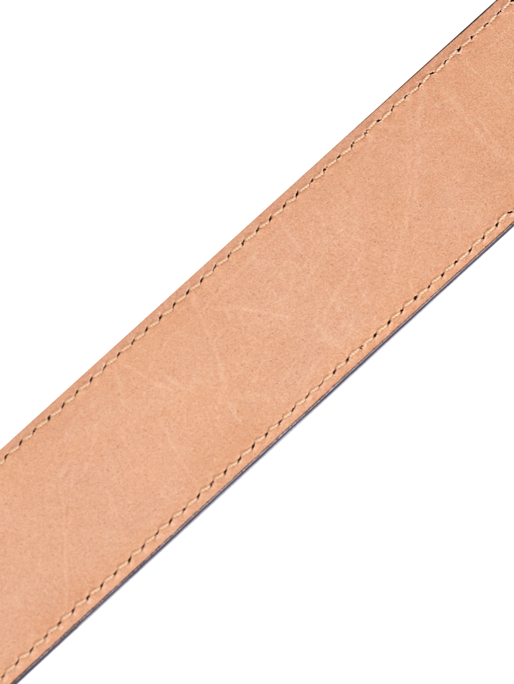 Reversible Leather Belt 30mm Black Croc/Camel