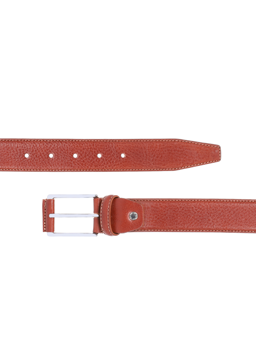 Smooth Handstitched Leather Belt 30mm Brown