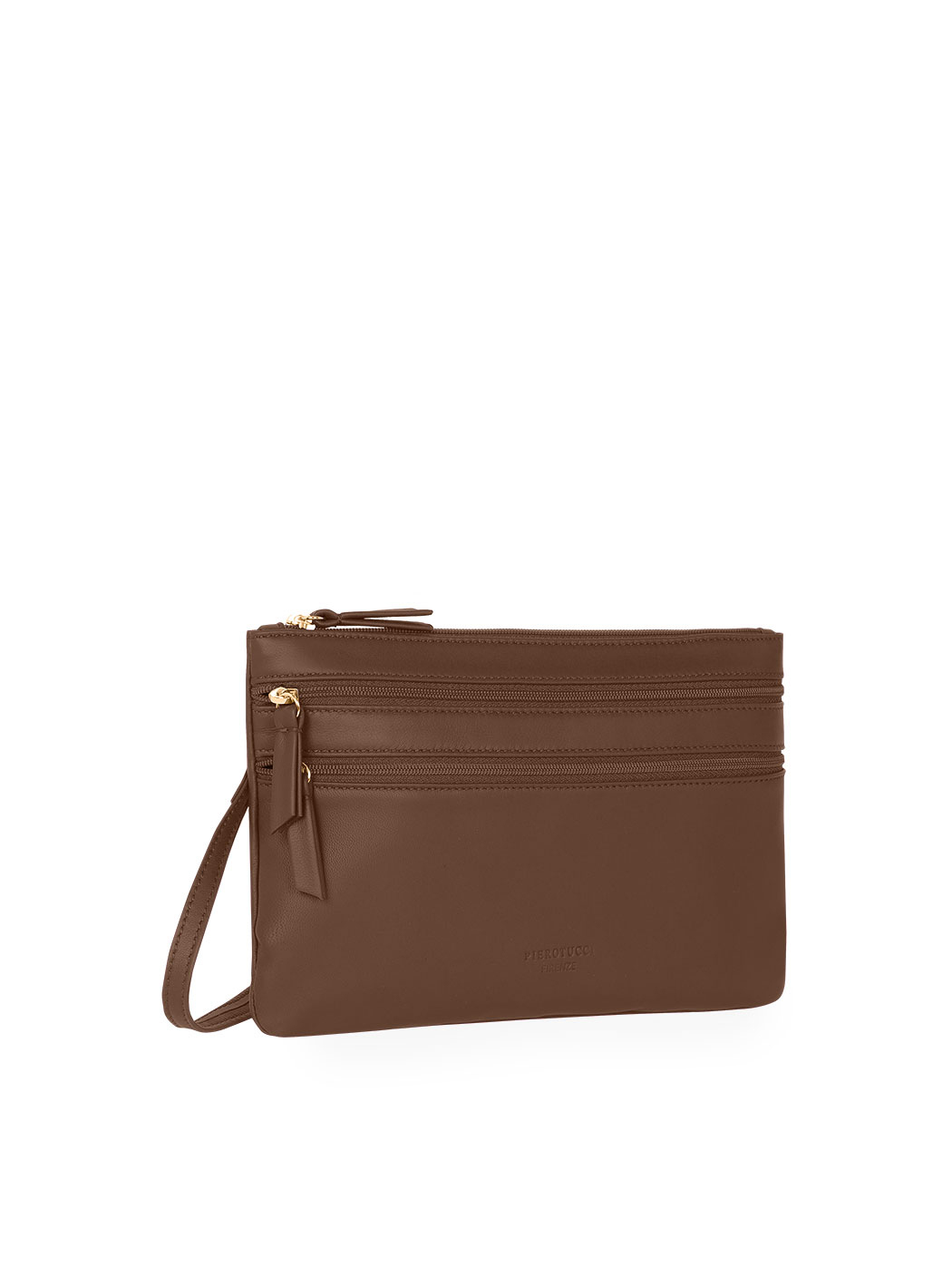 Borsa a tracolla in pelle moro