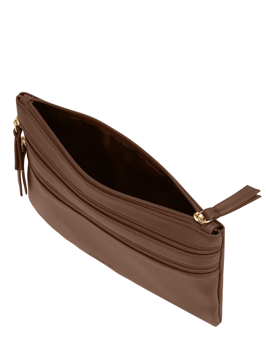 Borsa a tracolla in pelle moro