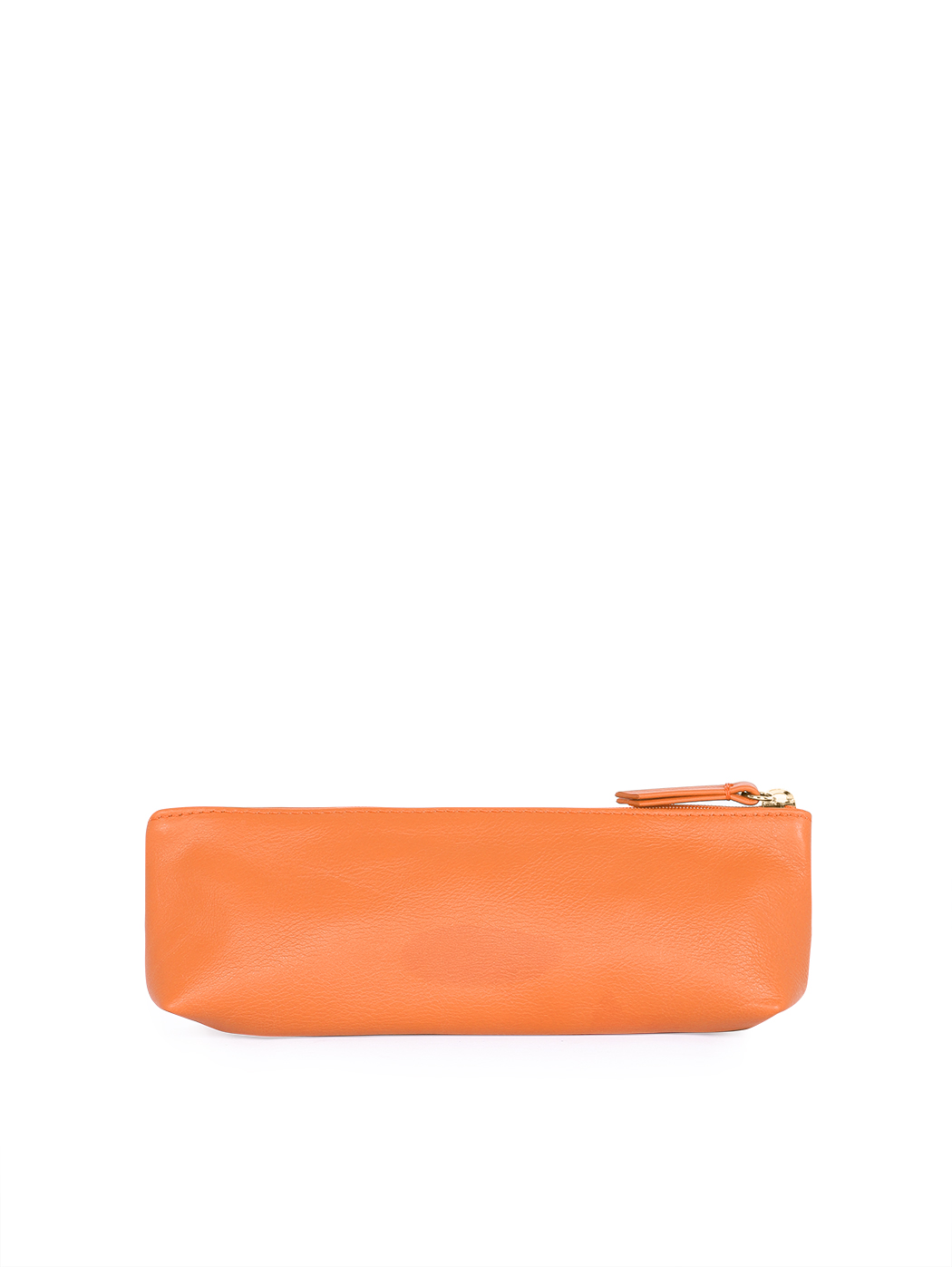 Astuccio portapenne in pelle Arancio