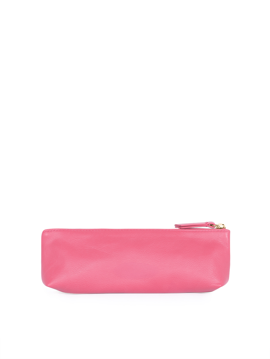 Leather Pencil Case Made in Italy Fuchsia
