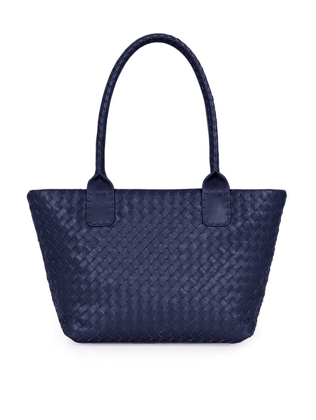 Borsa a spalla intrecciata Blu