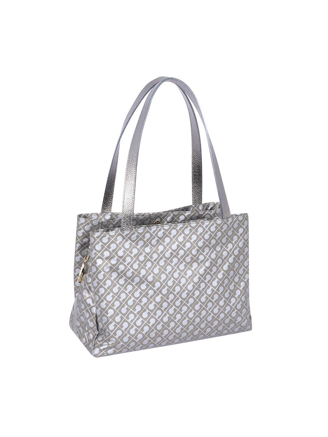 ゲラルディーニ ソフティ ショルダーバッグ ダークシルバー
