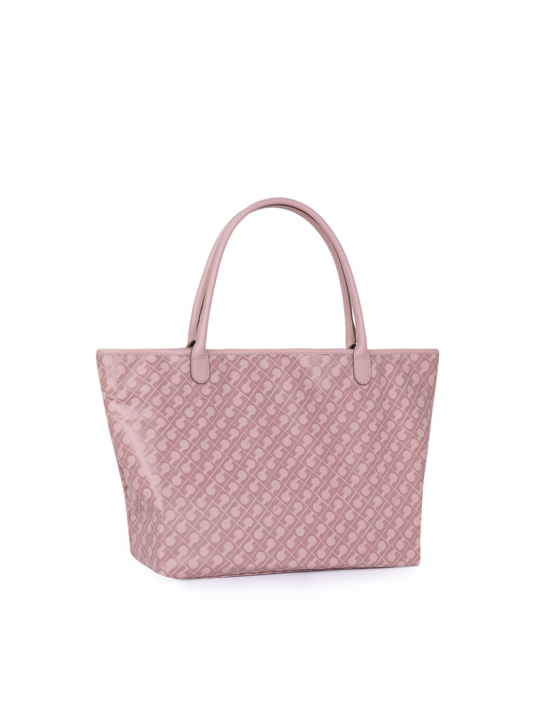淡粉色浅色手提包