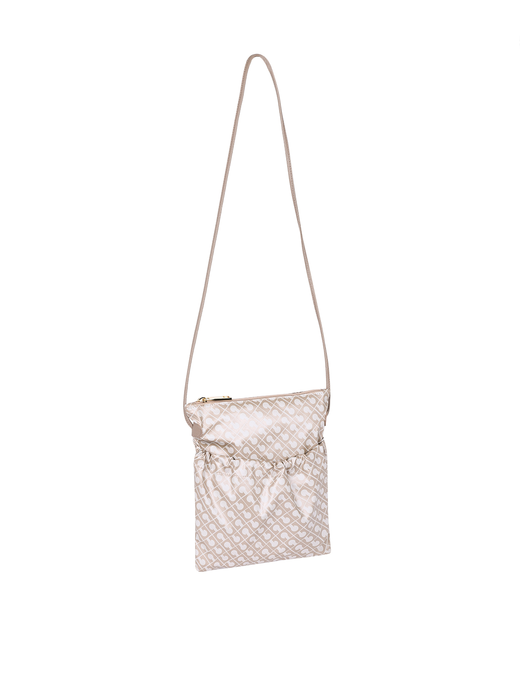 Small Softy Fabric Flat Crossbody Bag Creta