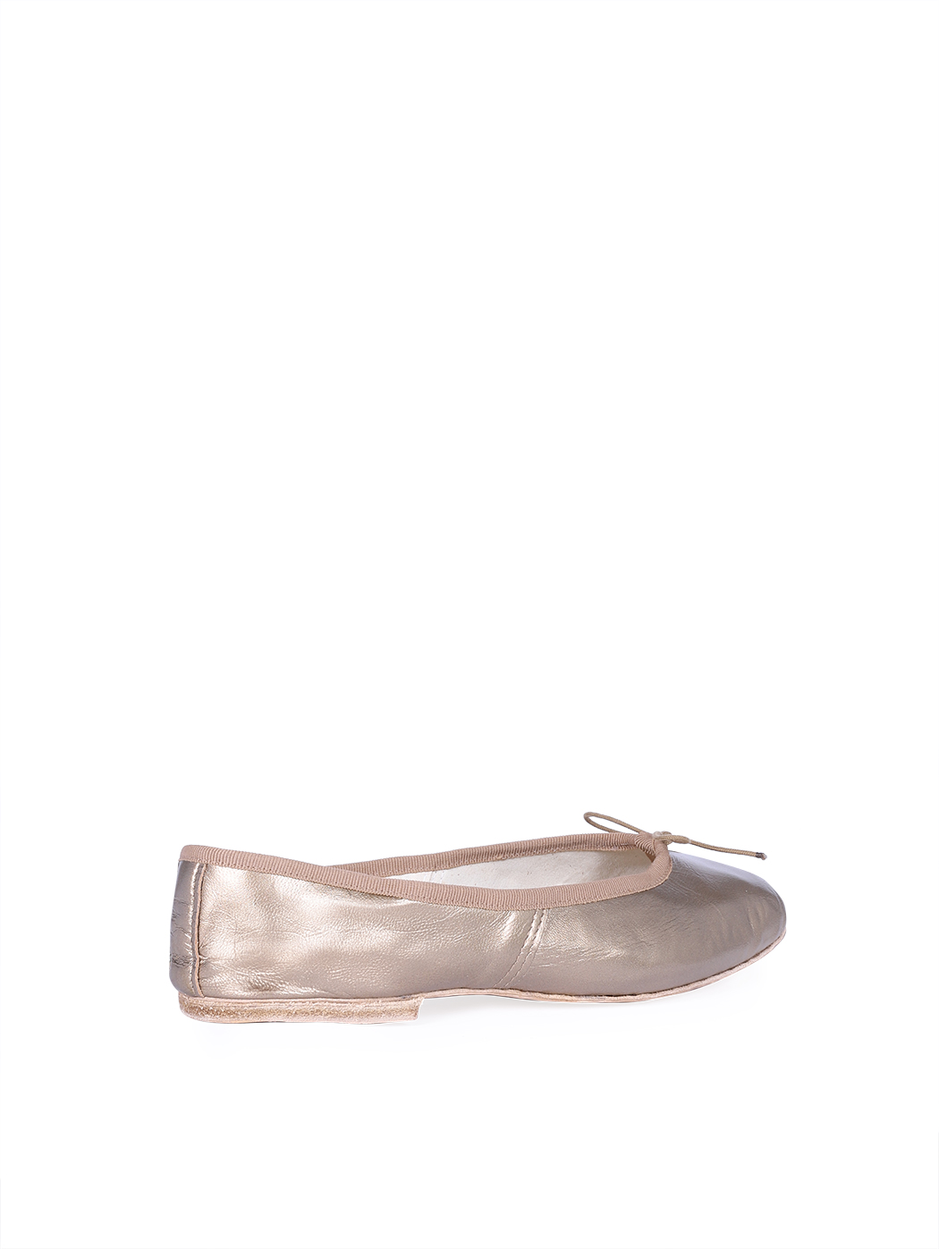 Ballet Flats Bronze Metallic