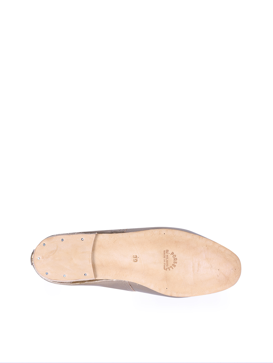 Ballet Flats Bronze Metallic