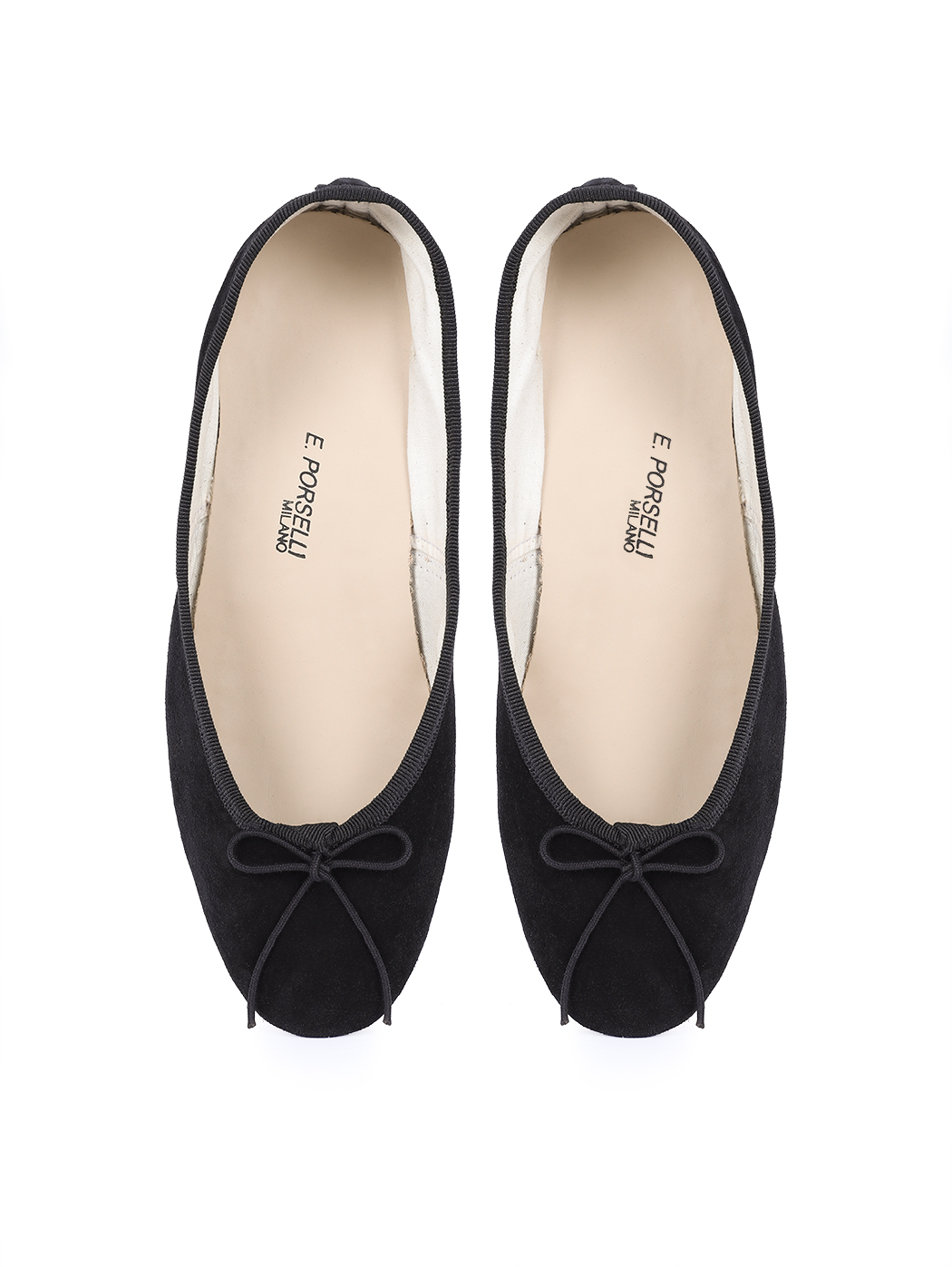 Ballet Flats Black Suede