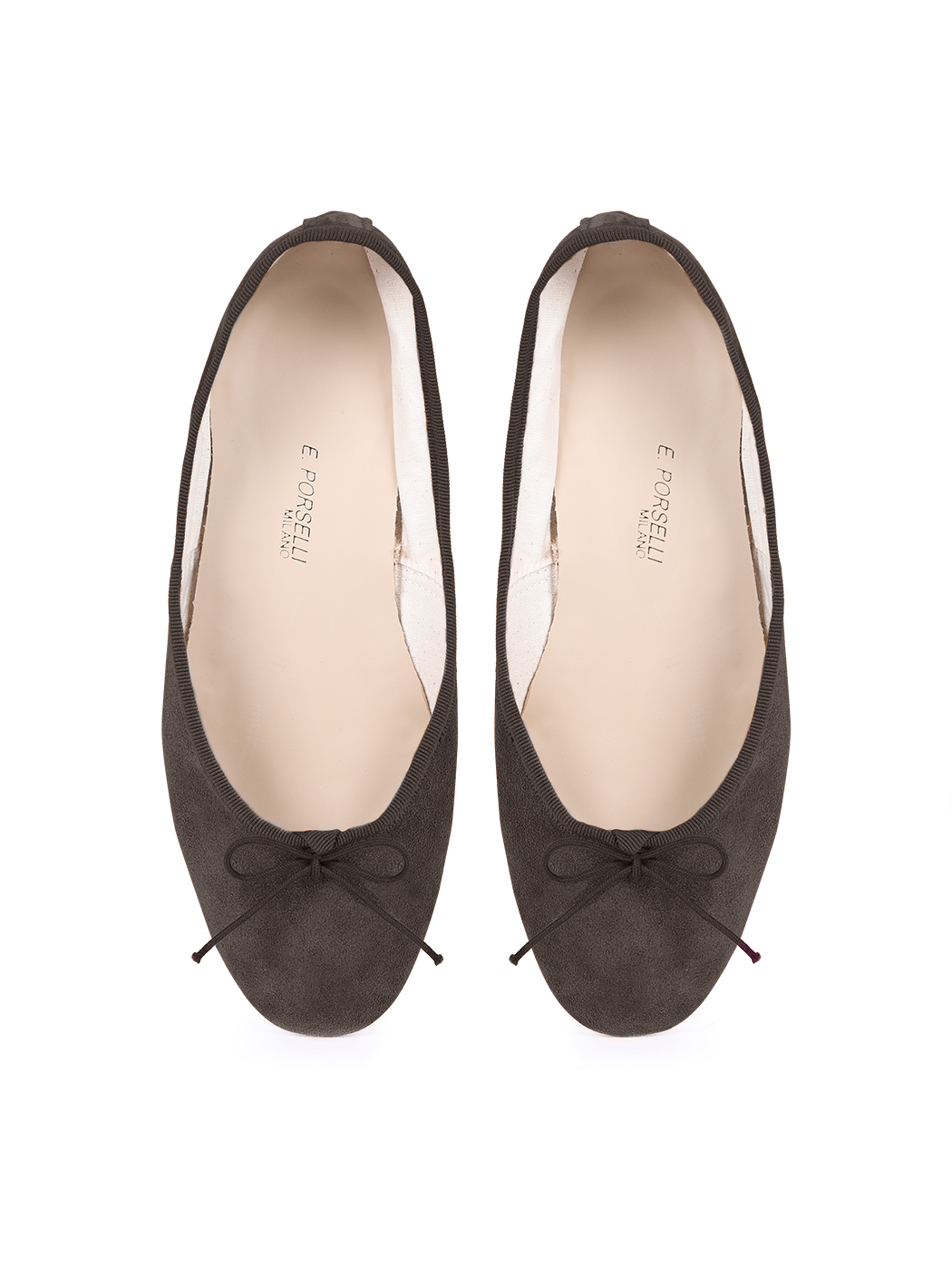 Ballerine DS Marrone Scuro Scamosciato