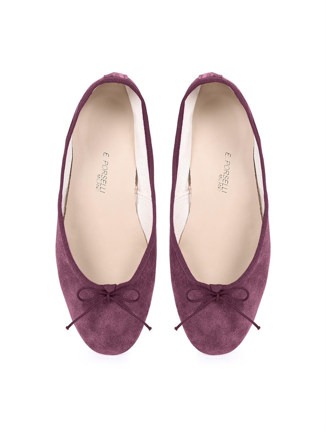 Ballerine DS Bordeaux camoscio