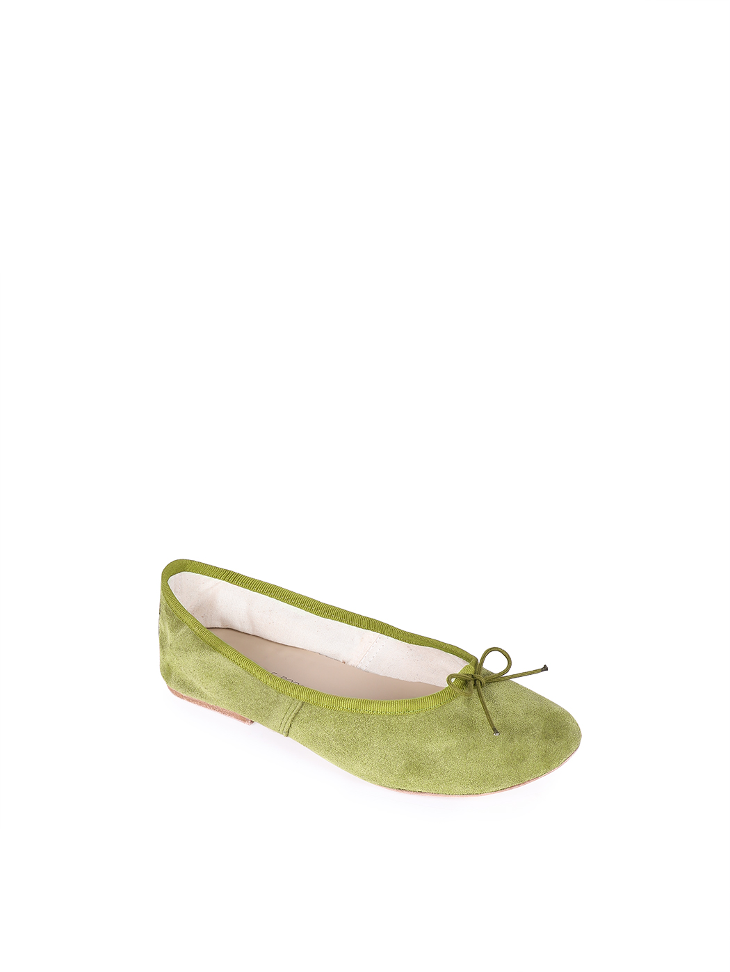 Ballerine DS Verde Oliva camoscio
