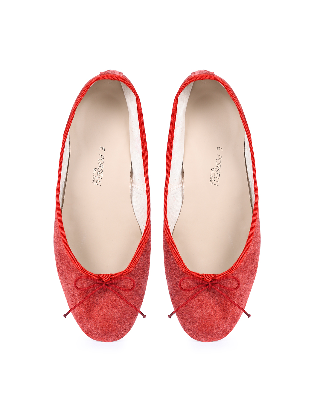 Ballerine DS Rosso Scamosciato
