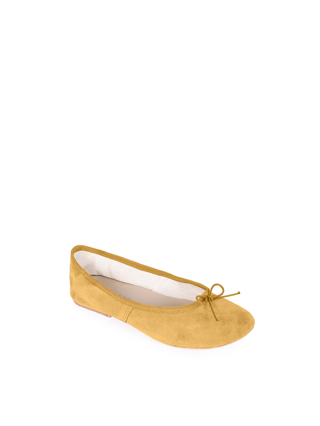 Ballet Flats Mustard Suede