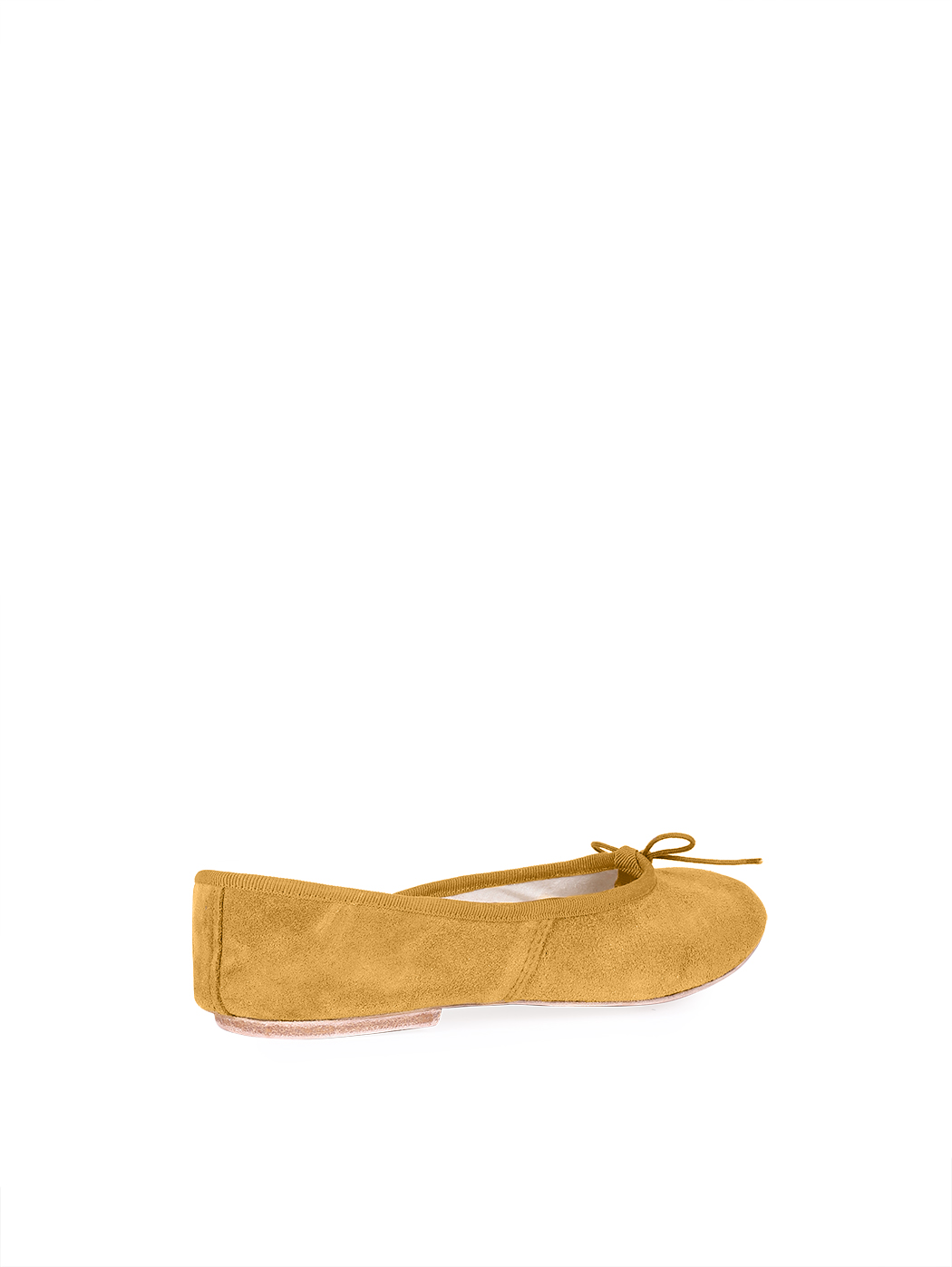 Ballet Flats Mustard Suede