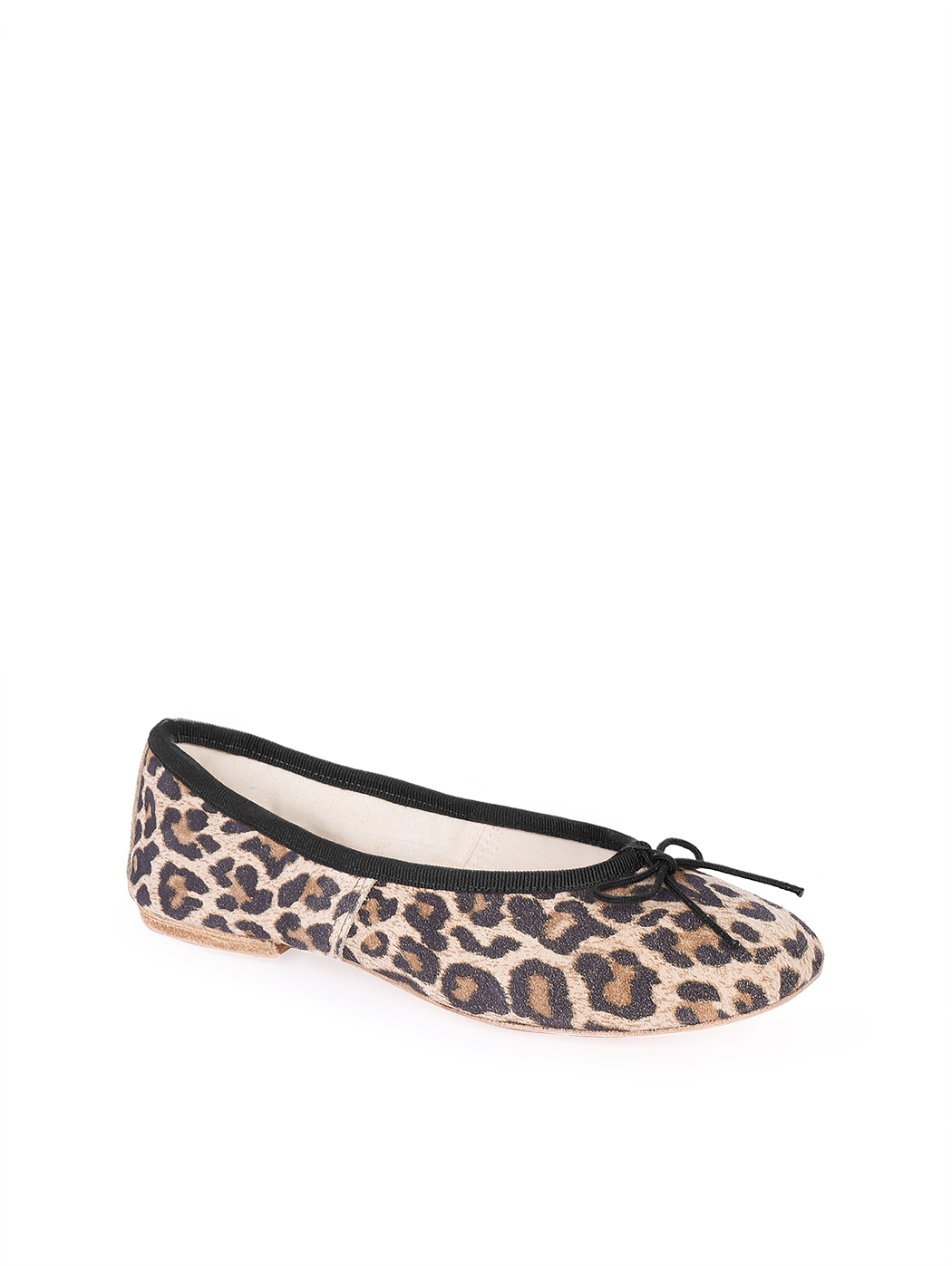 Ballerine DS Leopardate con Filo Nero