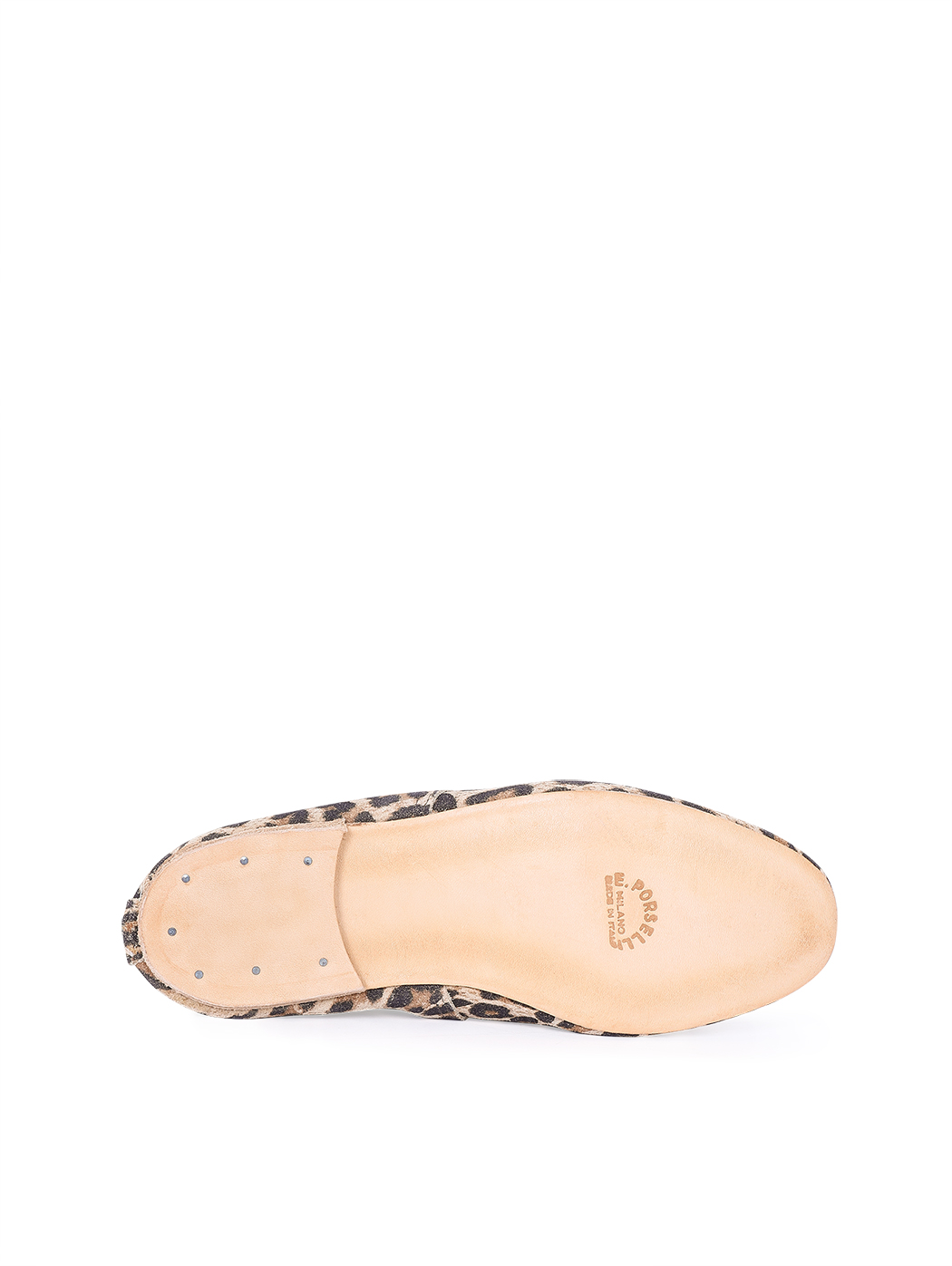 Ballerine DS Leopardate con Filo Nero