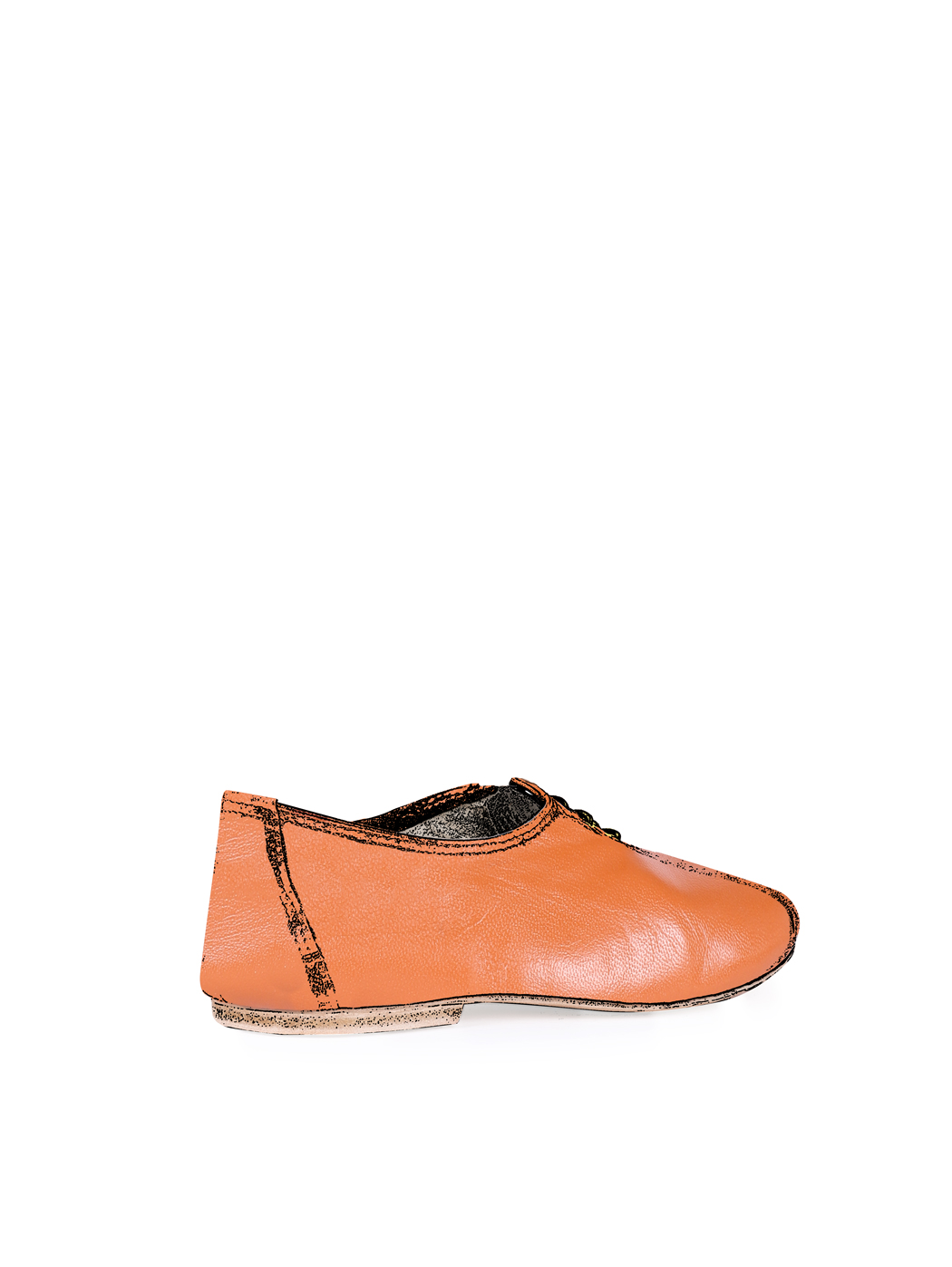 Porselli Jazz with Laces 0,5 cm heel - Terra Cotta