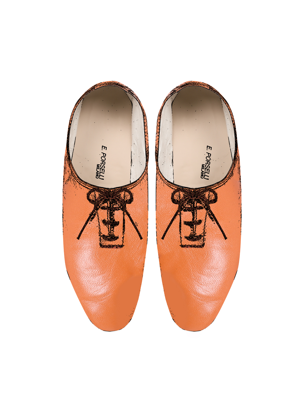 Porselli Jazz with Laces 0,5 cm heel - Terra Cotta