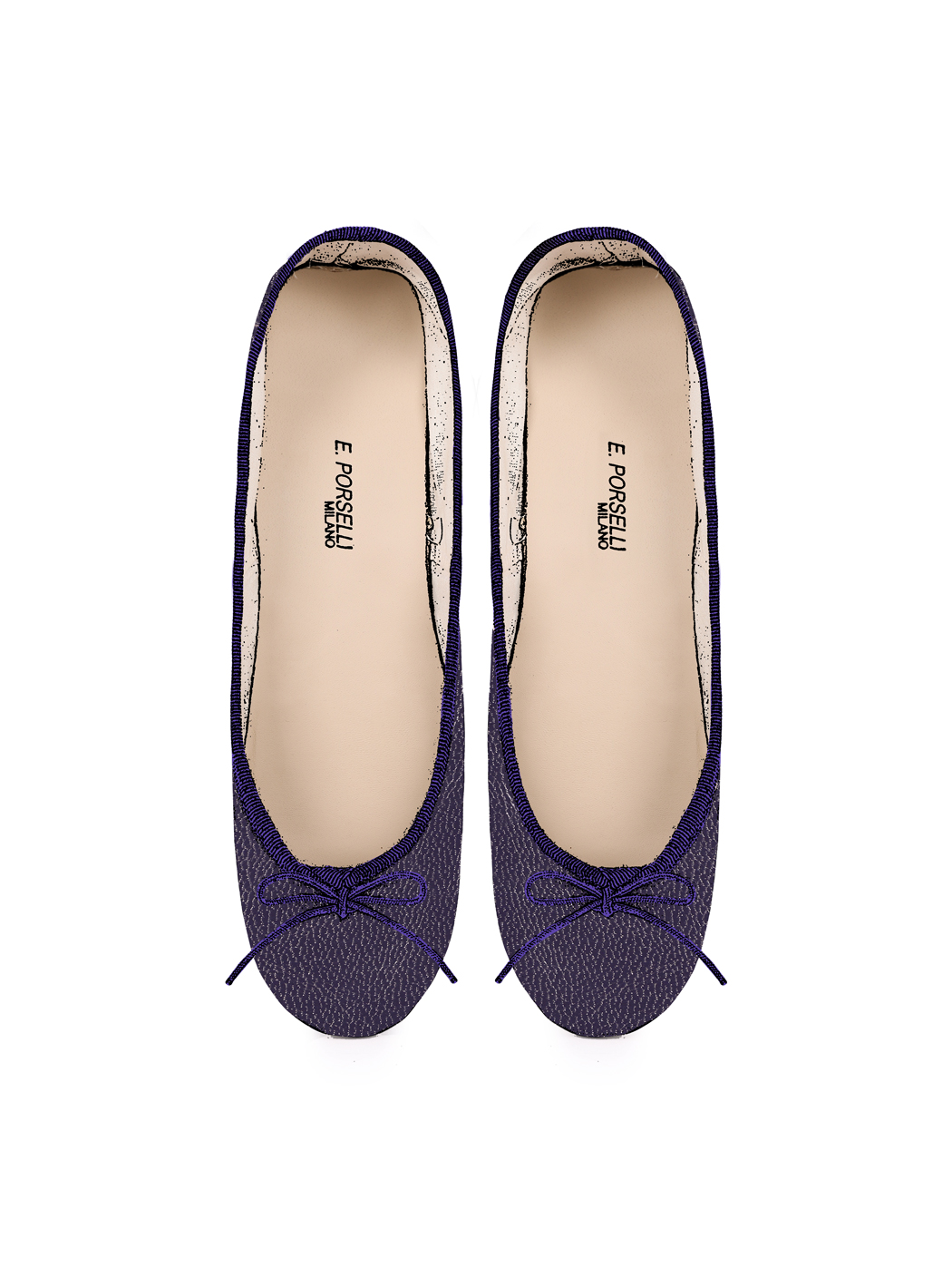 Ballerine Shoes Total Flat Dark Purple