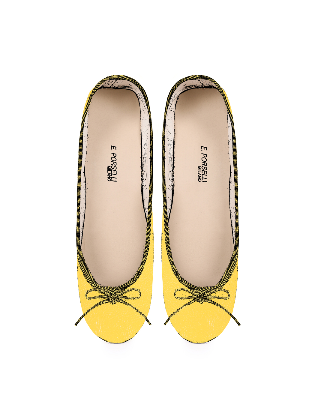 Ballerine Shoes Total Flat Yellow
