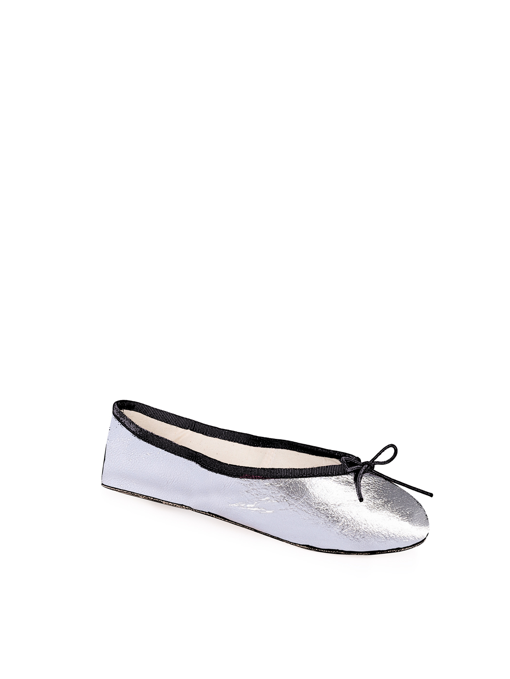 Ballerine Shoes Total Flat Silver Metallic