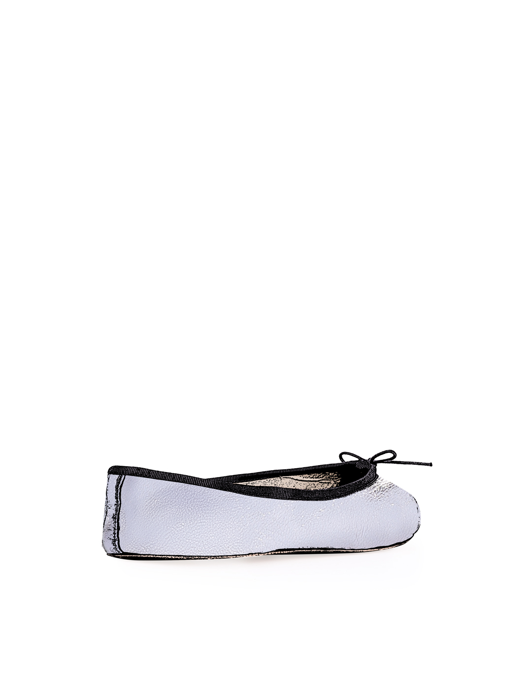Ballerine Shoes Total Flat Silver Metallic