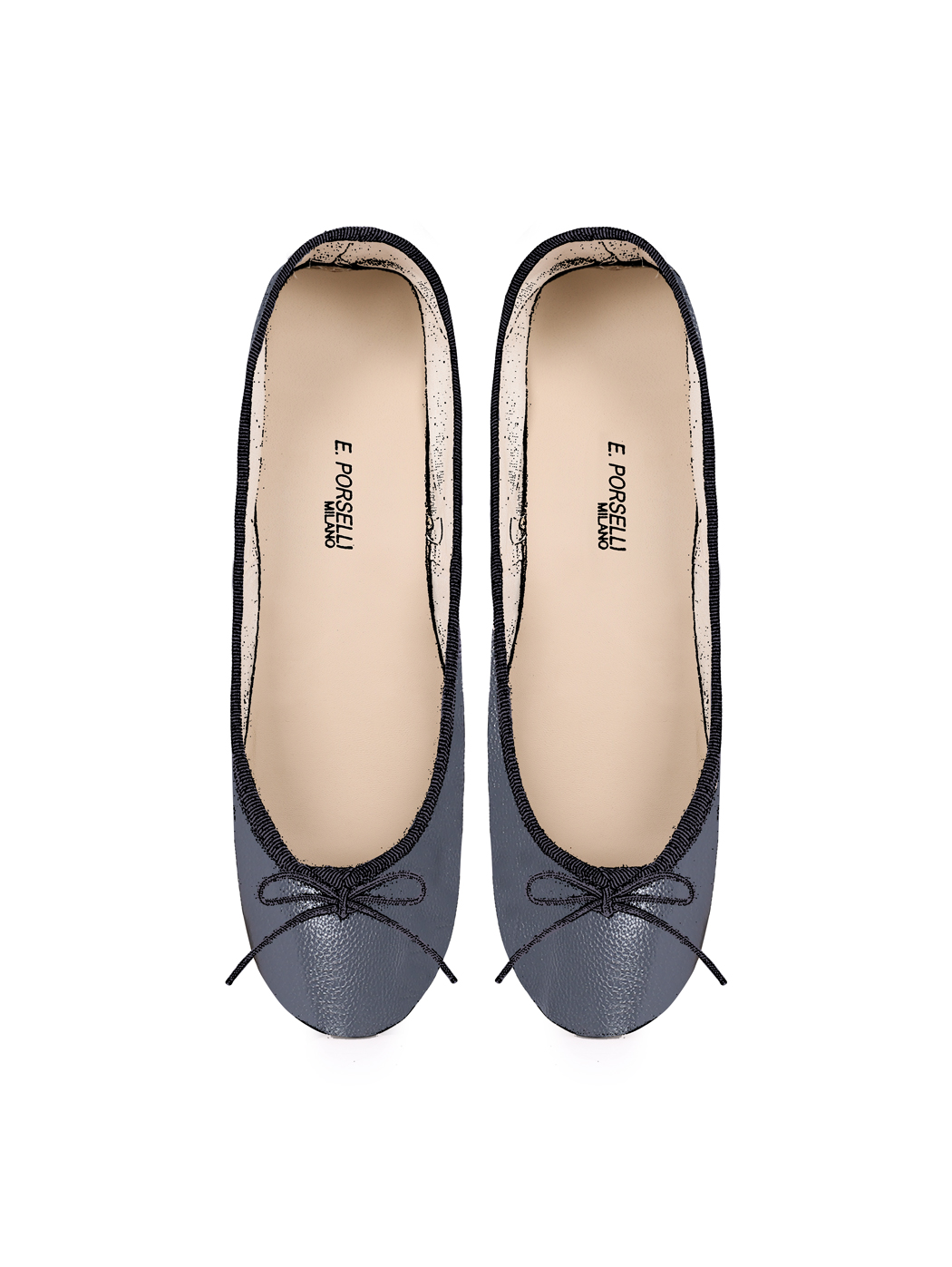 Ballerine Shoes Total Flat Dark Grey