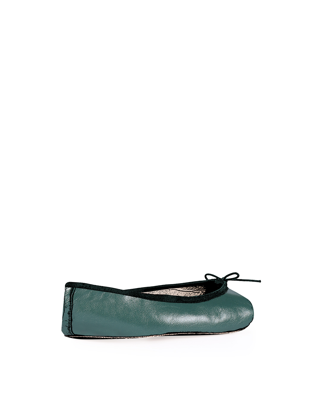 Ballerine Shoes Total Flat Dark Green