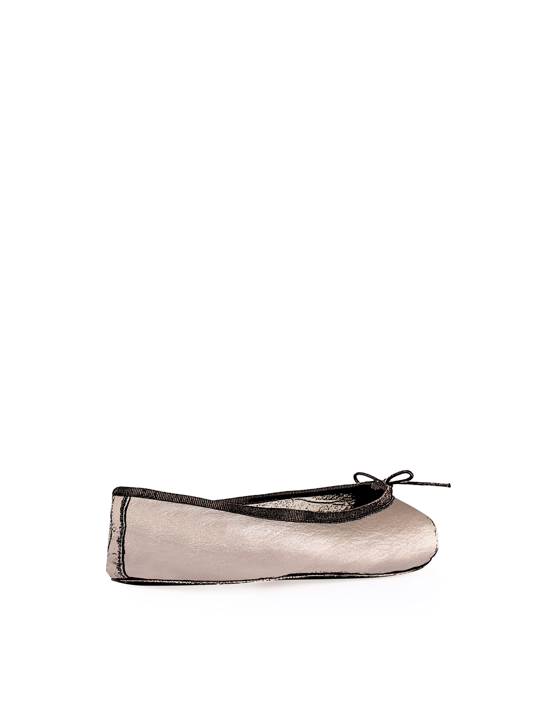 Ballerine Shoes Total Flat Bronze Metallic