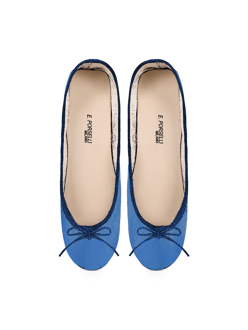 Ballerine Shoes Total Flat Royal Blue
