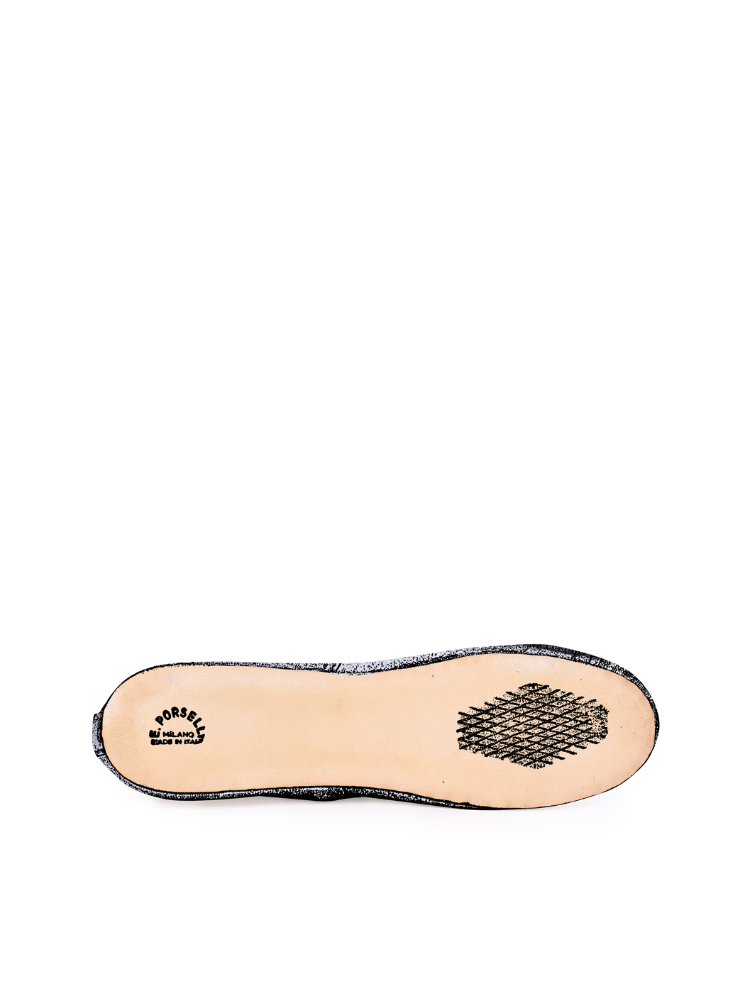 Ballerine Shoes Total Flat Gunmetal Metallic