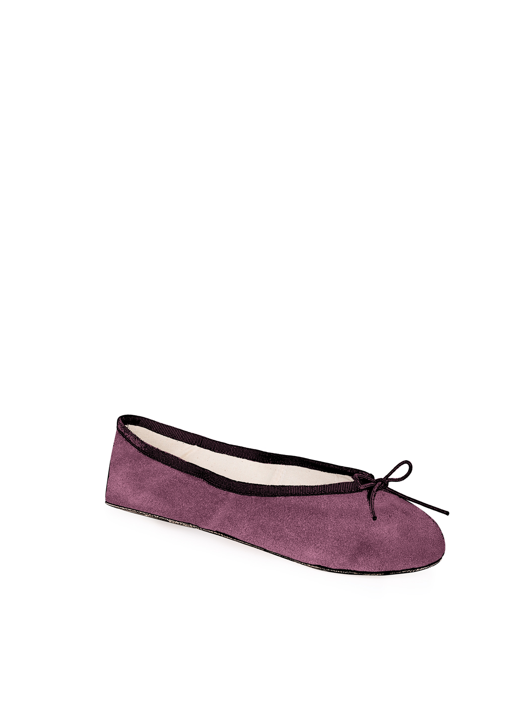 Ballerine Shoes Total Flat Burgundy Suede