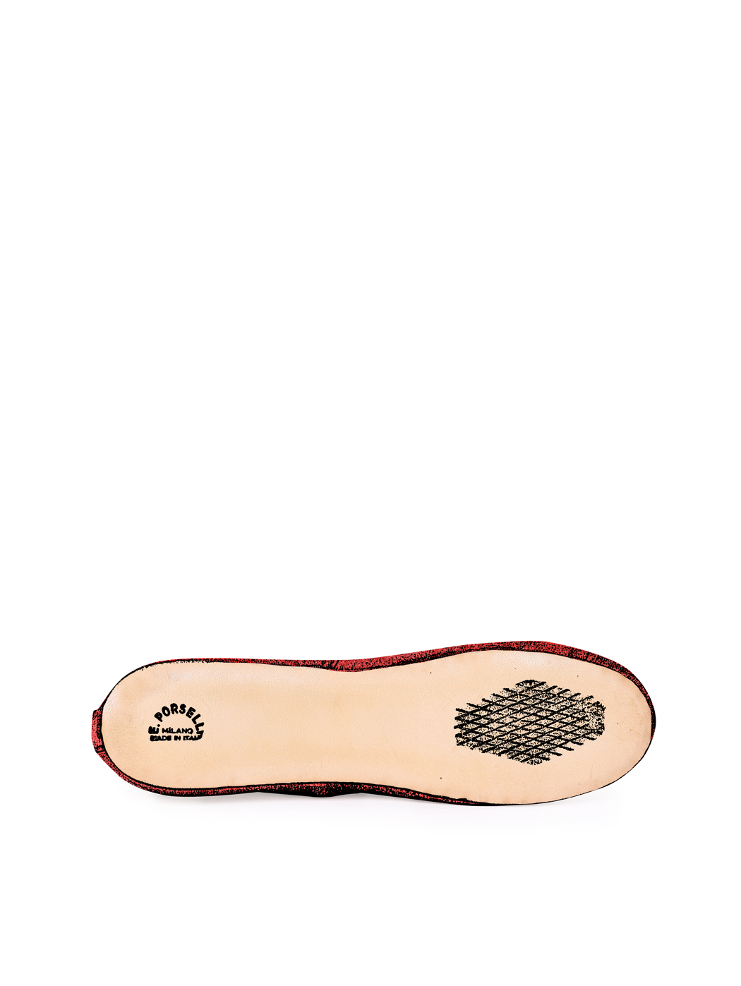 Ballerine Shoes Total Flat Red Suede