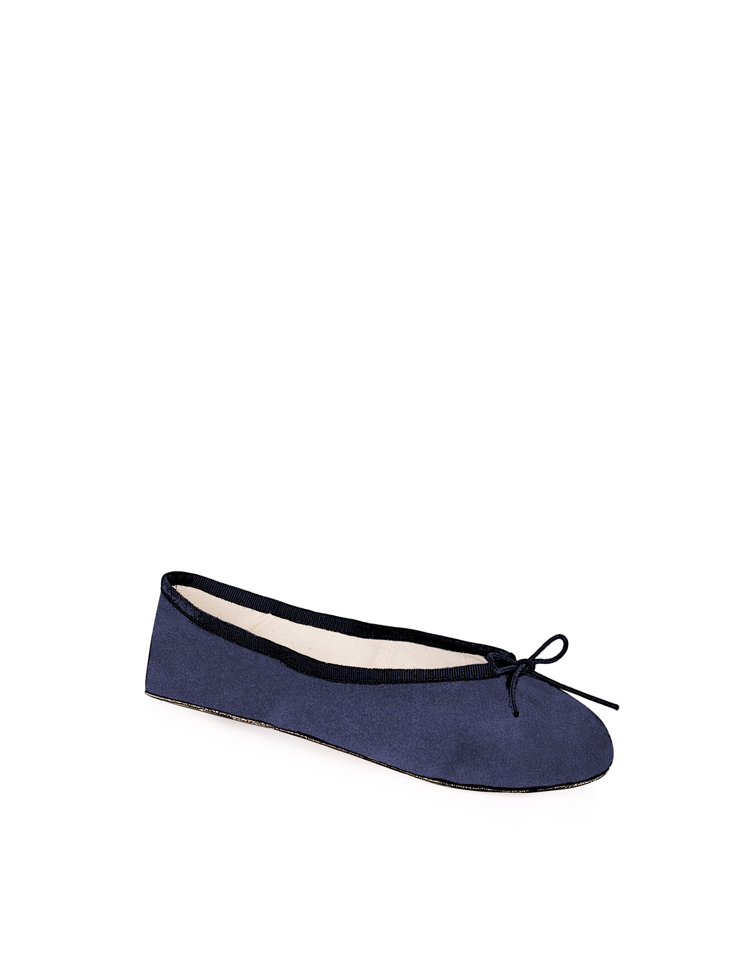 Ballerine Shoes Total Flat Dark Blue Suede