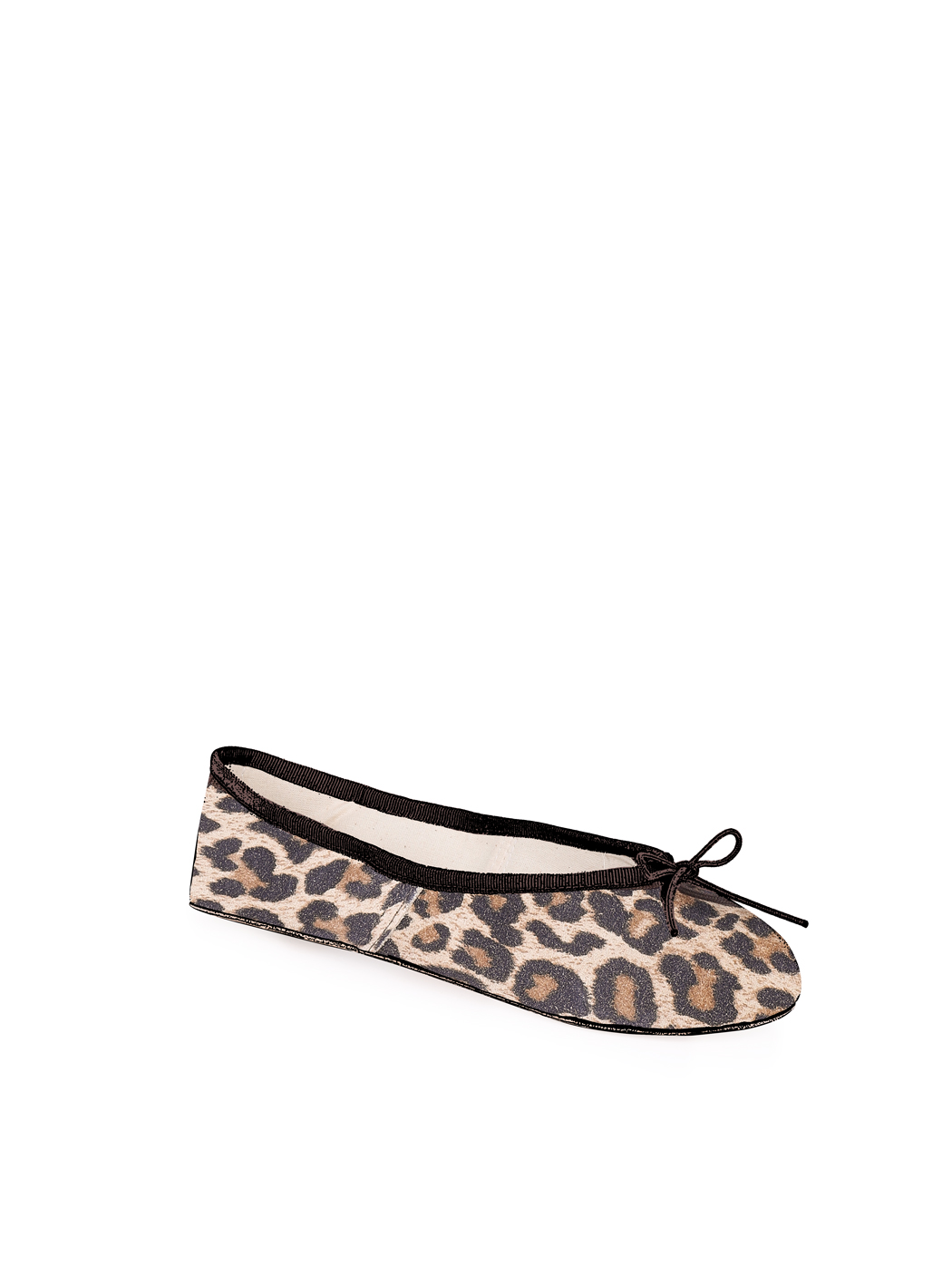 Ballerine Shoes Total Flat Leopard Suede
