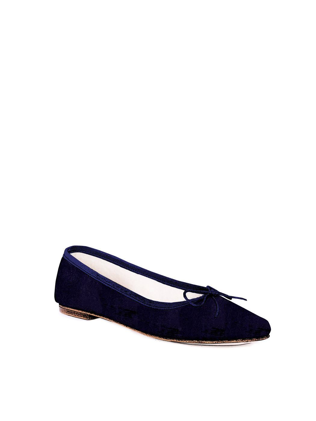 Ballerina - Blu scuro Scamosciato 