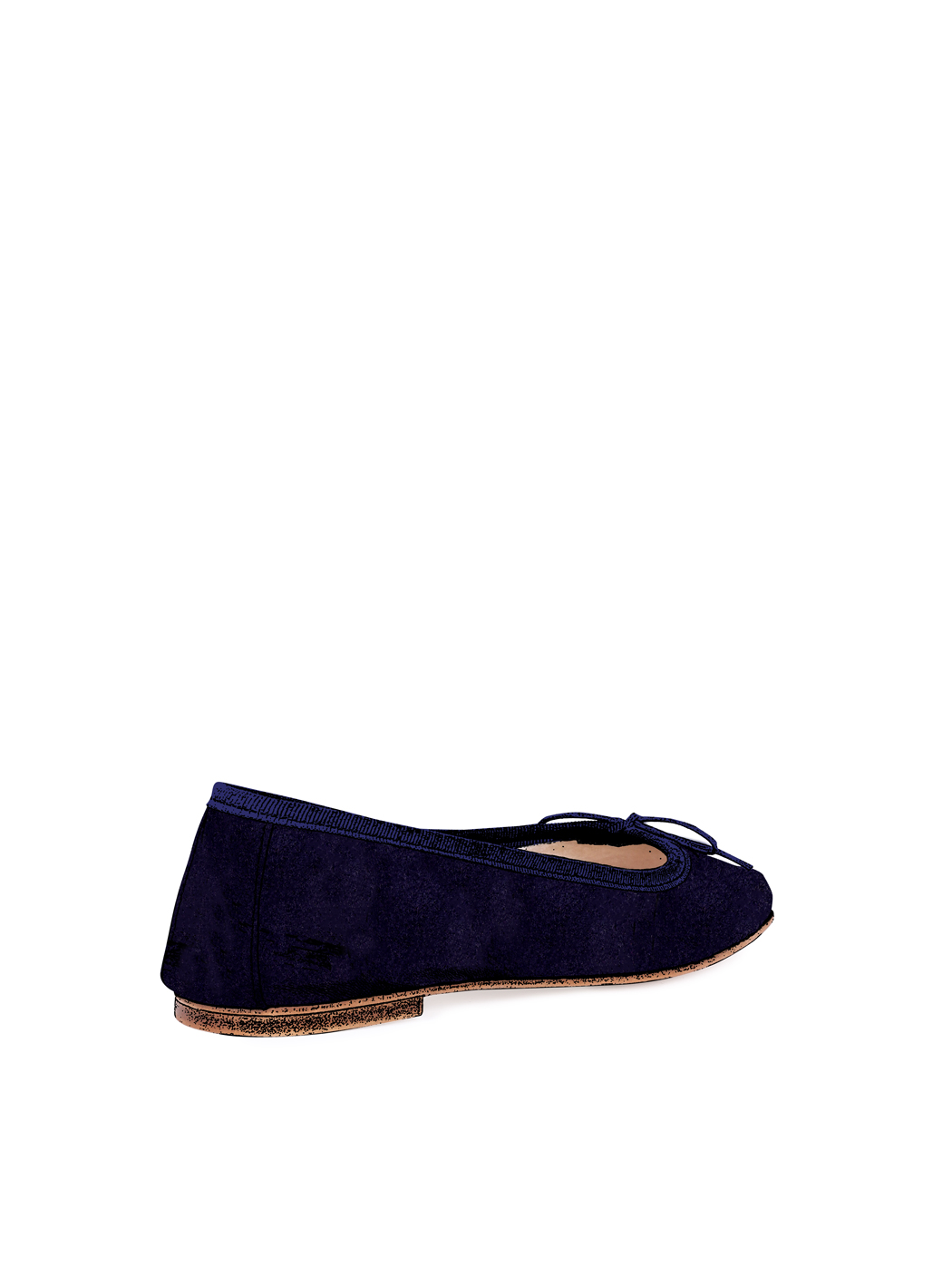 Ballerina - Blu scuro Scamosciato 