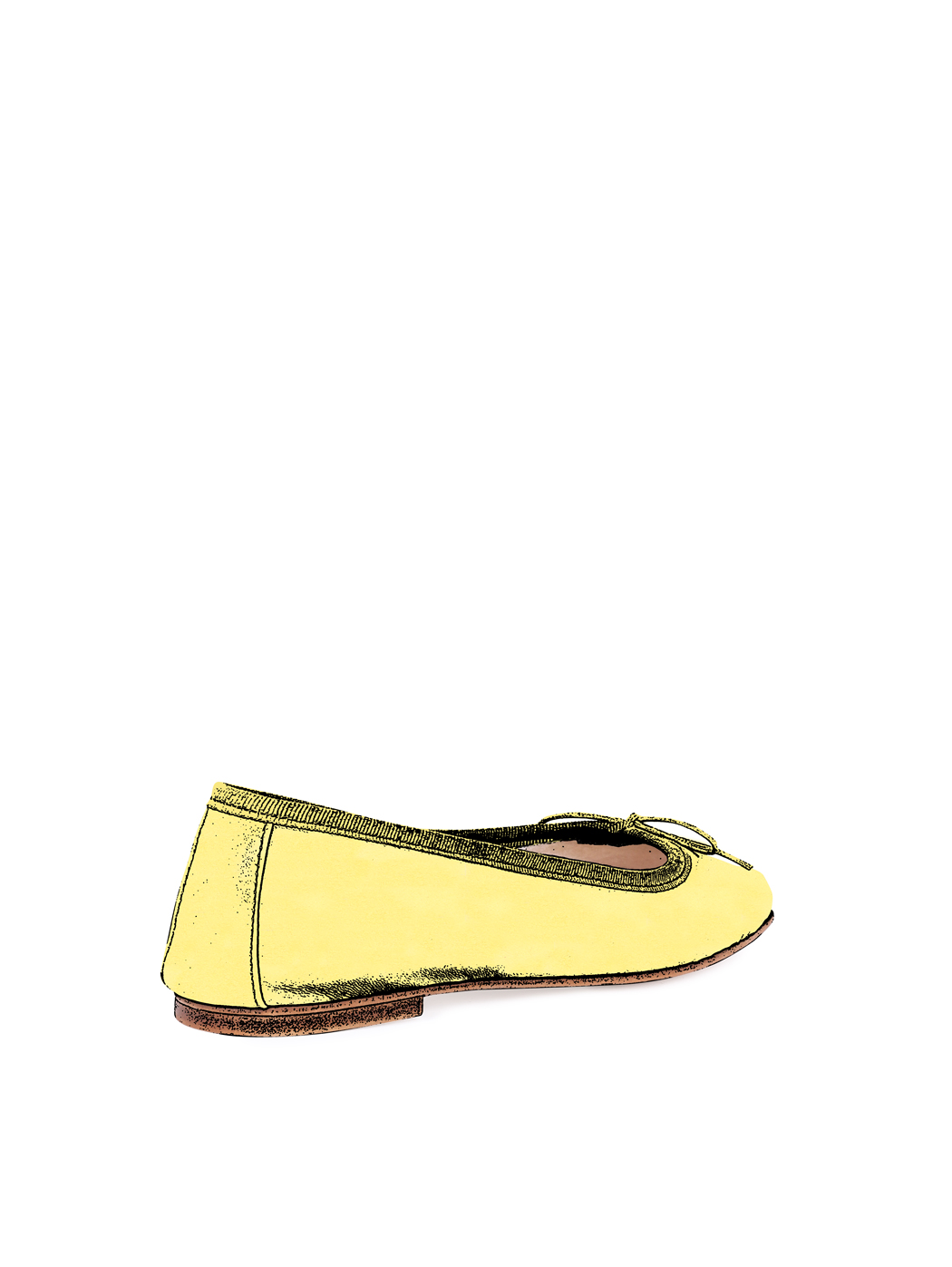 Ballerine Giallo Scamosciato Giallo